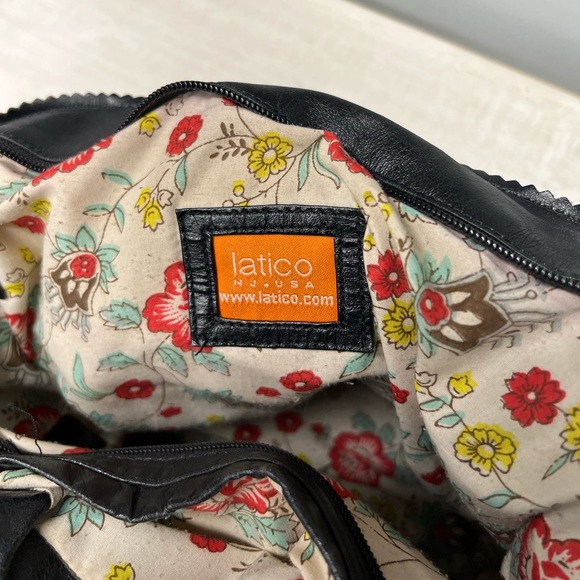 Latico Black Leather bag, used - Picture 10 of 13